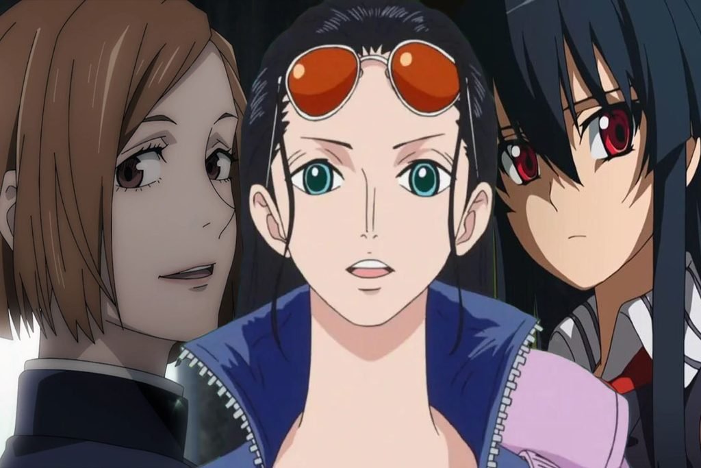 Nobara, Nico Robin, and Akame from Akame ga Kill
