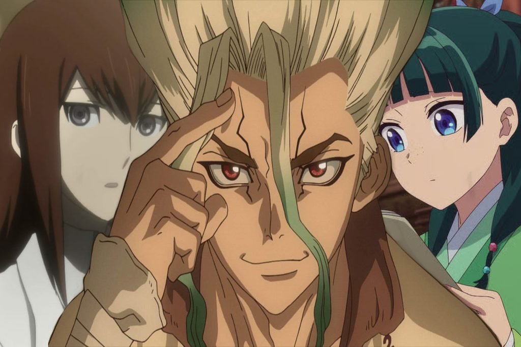 Makise Kurisu, Senku Ishigami, Maomao