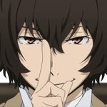Osamu Dazai dari Bungou Stray Dogs dikenal santai, tapi juga bijak.