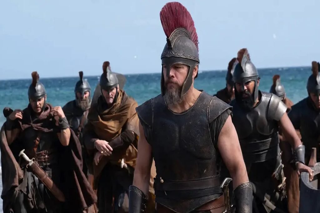 Matt Damon memerankan Raja Odysseus di film Odyssey 2026