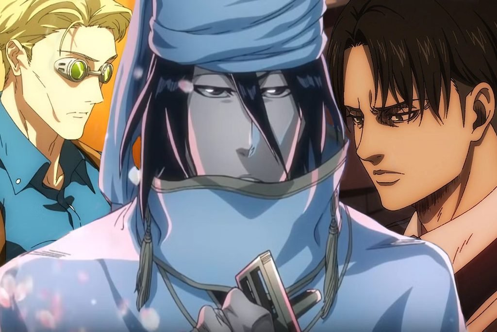 Kento Nanami, Byakuya Kuchiki, dan Levi dikenal jarang tersenyum.